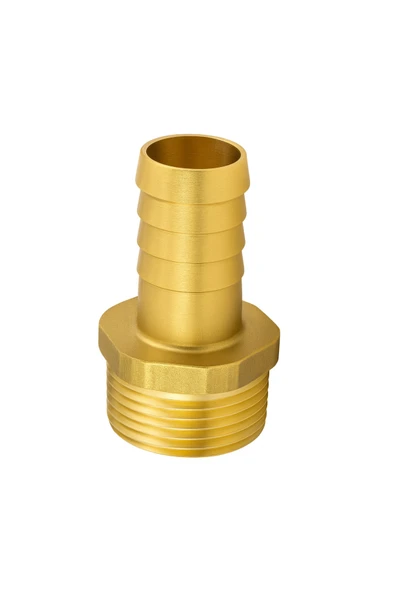 DESIPHON 1/2 Pirinç Hortum Rekoru - Dayanıklı Metal Bağlantı Ucu ürün görseli 1