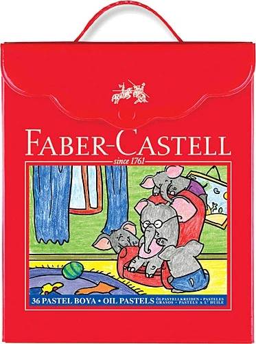 Faber Plastik Çantalı Tutuculu Pastel Boya 36 Renk 5281125137 ürün görseli 1