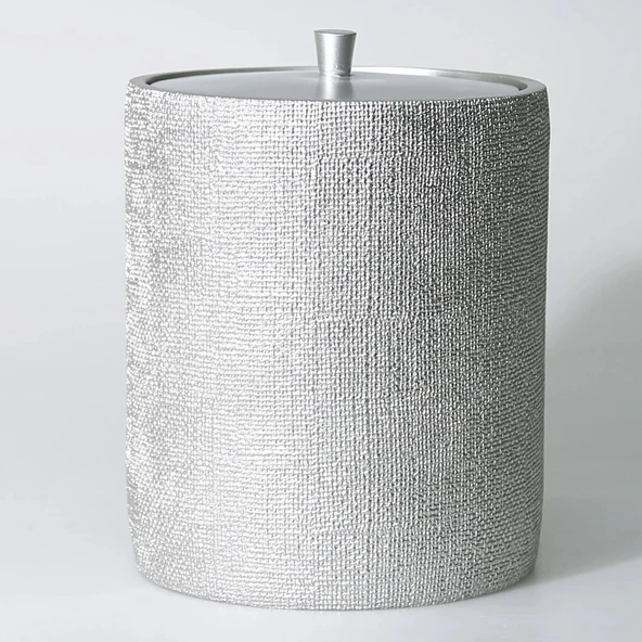 By Selim Natural Gümüş 5 Parça Polyester Banyo Seti - Resim 7