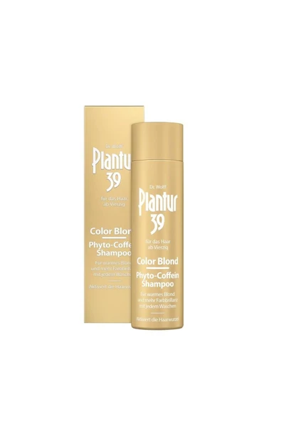 PLANTUR 39 Color Blond Phyto Coffein Shampoo - Fito Kafein Şampuan 250ml ürün görseli 1
