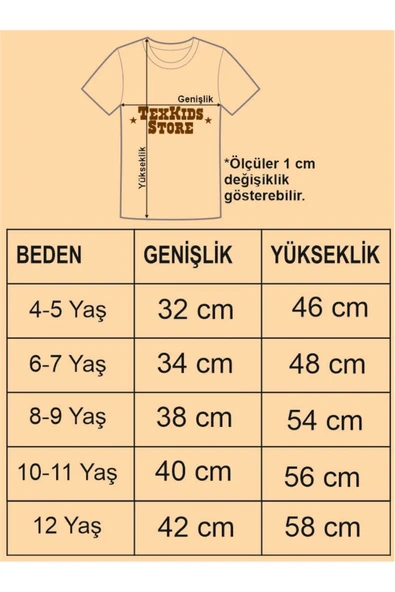 TexKid Sade Yılbaşı Baskılı Çocuk Tişörtü - Resim 2