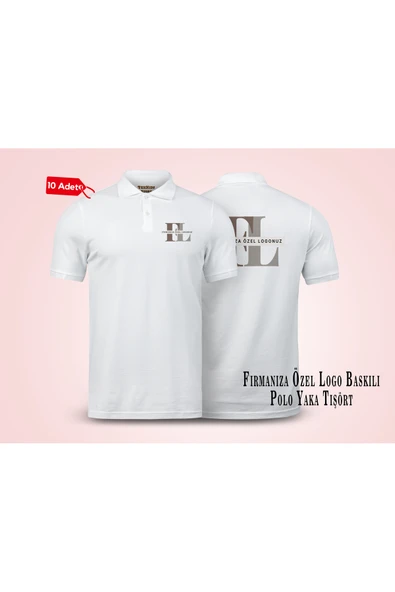 TexKid Firmalara Özel Logo Baskılı 10 Adet Polo Yaka Tişört ürün görseli 1