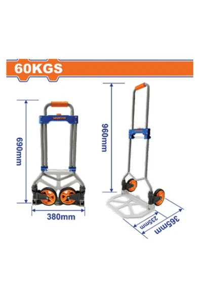 TOTAL WWB9A06 KATLANIR TAŞIMA ARABASI 60 KG ürün görseli 1