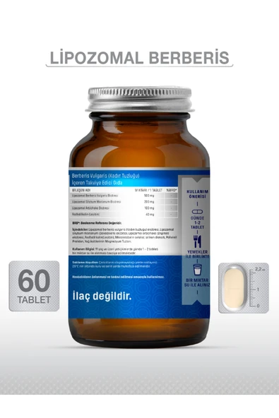 Goodday Lipozomal Berberis 60 Tablet - Resim 2