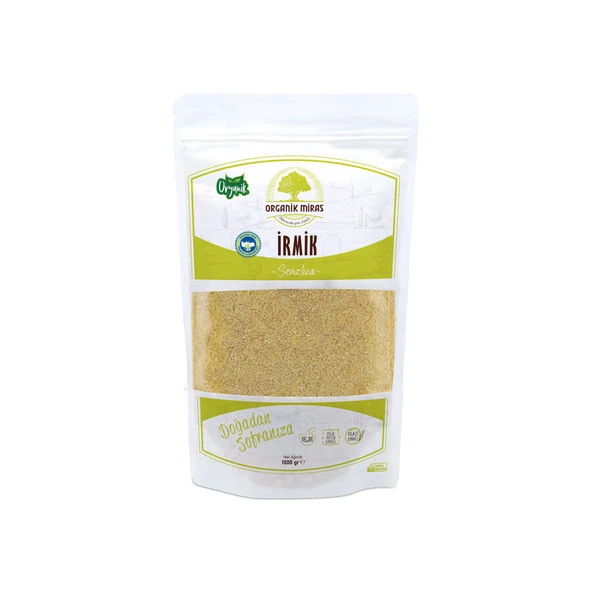 Organik İrmik 1kg ürün görseli 1