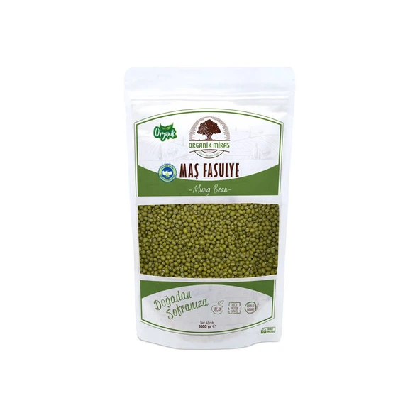 Organik Maş Fasulye 1kg ürün görseli 1