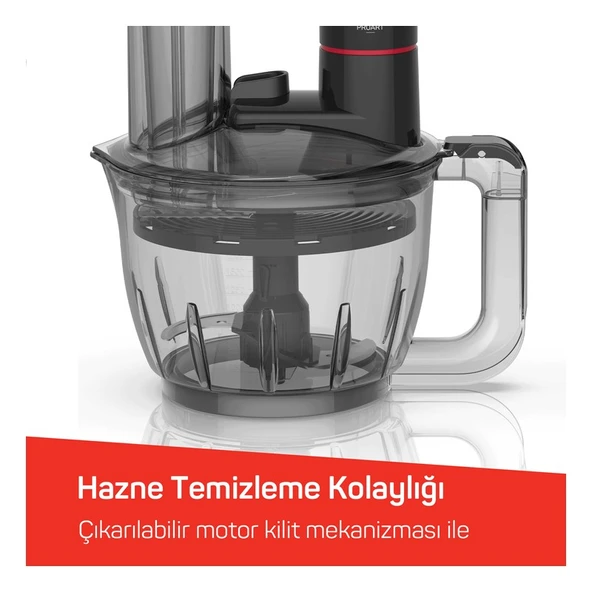 Arzum AR1149-01 Proart Multi Siyah Blender Seti - Resim 5