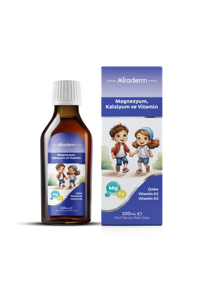 Miraderm Magnezyum Calcıum Kids 100ml Şr ürün görseli 1