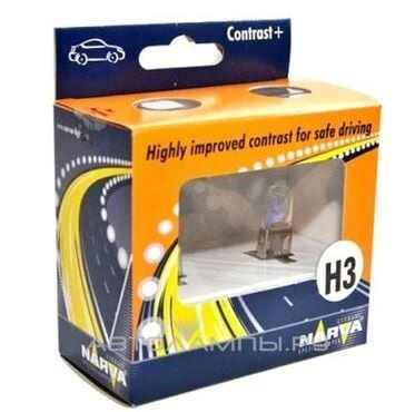 NARVA 12V H3 55W CONTRAST PLUS (DÖRT MEVSİM) (2'Lİ SET) ürün görseli 1