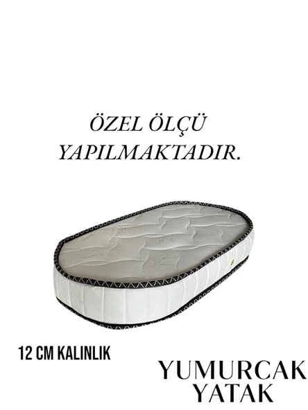 HERDEMSLEEP OVAL BEBEK YATAK 12 CM 50X90 ürün görseli 1