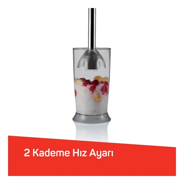 Arzum AR1149-01 Proart Multi Siyah Blender Seti - Resim 8