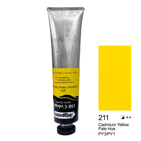 Bigpoint Yağlı Boya 200 ml Cadmium Yellow Pale Hue 211 ürün görseli 1