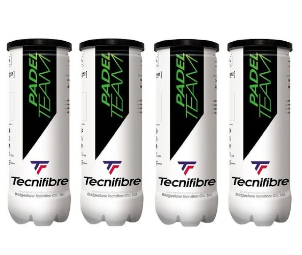 Tecnifibre Padel Team 3'lü 4 Kutu Padel Topu ürün görseli 1