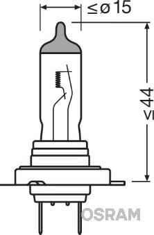 OSRAM H7 NL - İkili Kutu 64210NL-2HB 55W 12V PX26D 5×2TRQR2BOSRAM AMPUL ürün görseli 1