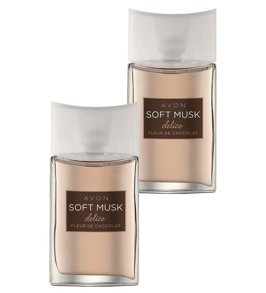 AVON SOFT MUSK delice 50 ml kadın parfüm ikili set görselde yer alan ürün gönderim yapılacaktır ürün görseli 1