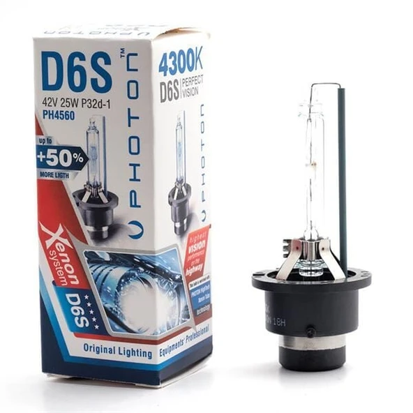 PHOTON AMPUL D6S 4300K +%50 FAZLA IŞIK ürün görseli 1
