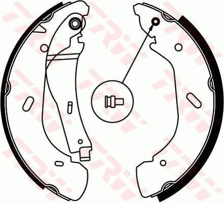 TRW PABUÇLU FREN BALATASI ARKA FORD TRANSIT 2000 - 2006 ürün görseli 1