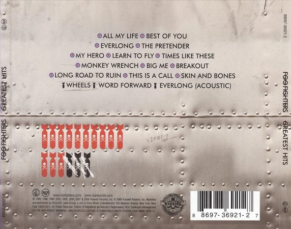 Foo Fighters Greatest Hits - Plak - Resim 2
