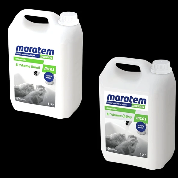 maratem m101 sedefli beyaz el yıkama ürünü 5lt 2 adet ürün görseli 1
