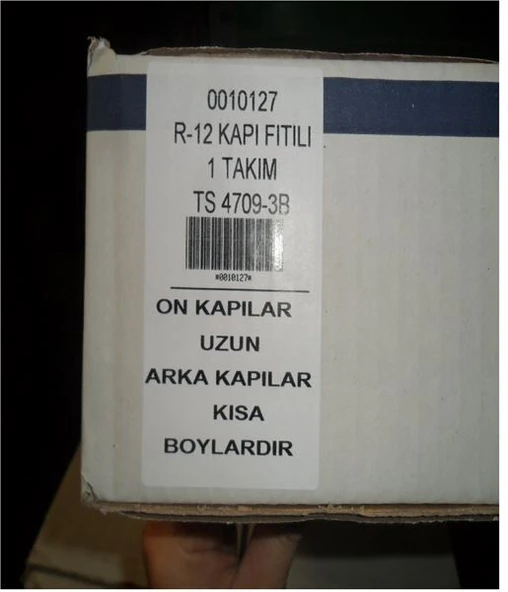 STANDART KAPI FİTİLİ TAKIM RENAULT R12 ürün görseli 1