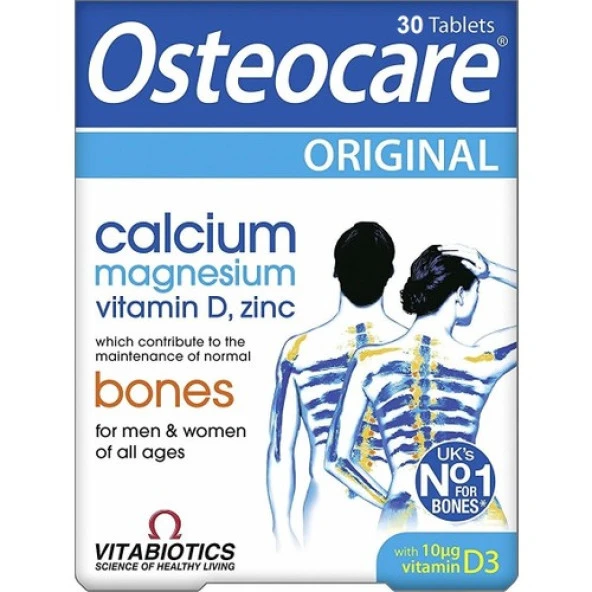 Vitabiotics Osteocare 30 Tablet ürün görseli 1