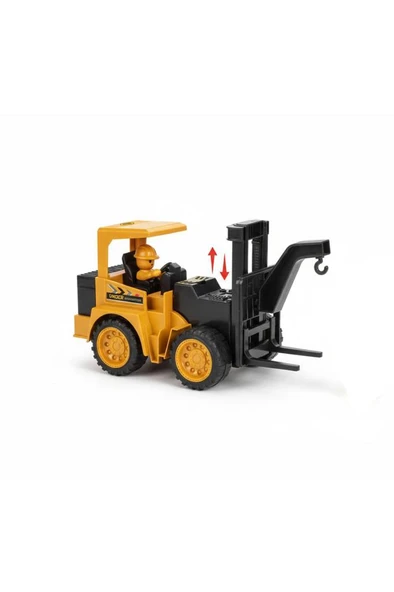 Şarj Edilebilir Kumandalı İş Makinası Full Fonksiyon Oyuncak Araç Forklift ürün görseli 1