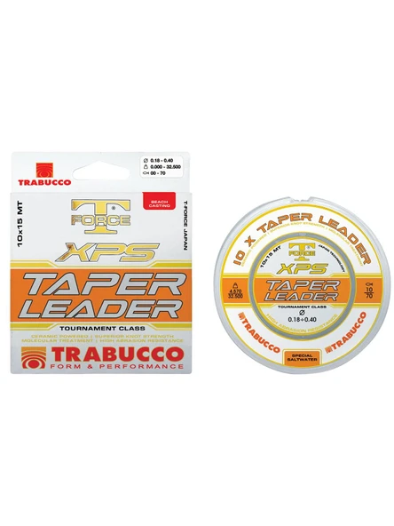 Trabucco XPS Taper Leader 10x15mt Surf Shock Leader ürün görseli 1