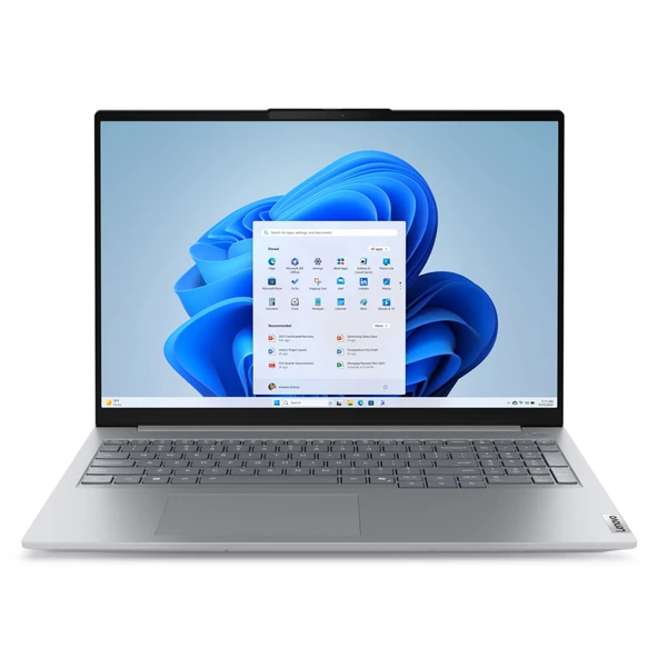 Lenovo ThinkBook 16 21SK007VTX003 Ultra5 225U 16GB 1TBSSD+1TBSSD 16" WUXGA FreeDOS Dizüstü Bilgisayar ürün görseli 1