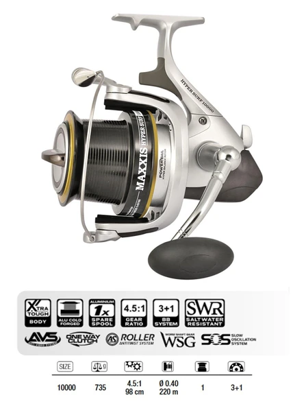 Trabucco Maxxis Hyper Surf 10000 Surf Olta Makinesi ürün görseli 1