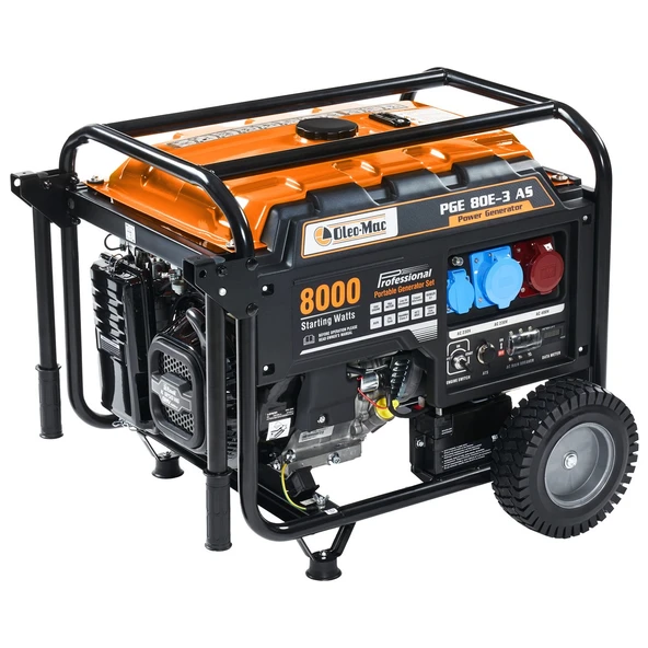 Oleomac Pge 80E-3 Eur5 Jeneratör 8,12 Kva Marşlı Dual ürün görseli 1