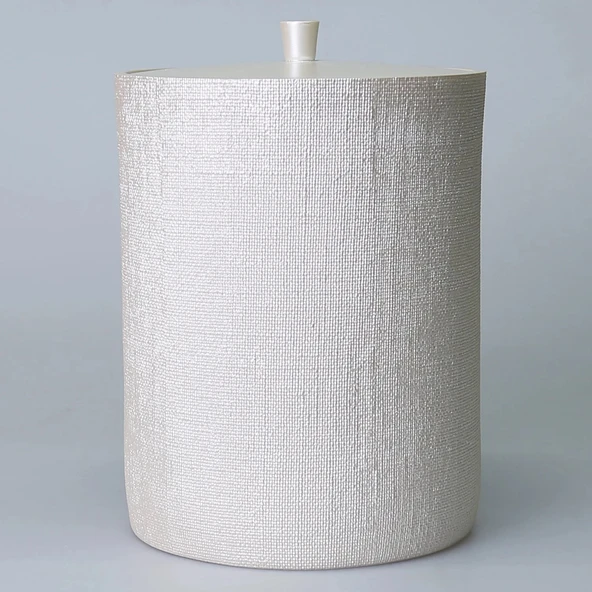By Selim Linen İnci 5 Parça Polyester Banyo Seti - Resim 4