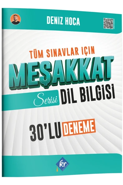 Deniz Hoca Tüm Sınavlar İçin Meşakkat Serisi Dil Bilgisi 30'lu Deneme Sınavı KR Akademi Yayınları ürün görseli 1