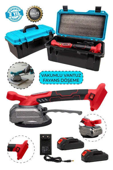 Yüksek Performanslı 2000 DXF Çift Akülü Titreşimli Vantuzlu Seramik Fayans Cam Döşeme Makinesi... ürün görseli 1