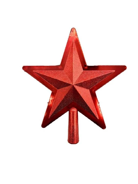Yılbaşı Tepelik Kabartmalı Kırmızı 22 cm 3734 ürün görseli 1