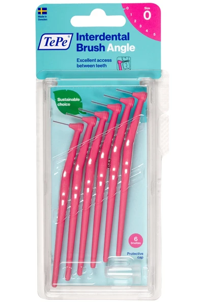 TePe Angle Arayüz Fırçası Pembe 0.4 Mm 6 Lı ürün görseli 1