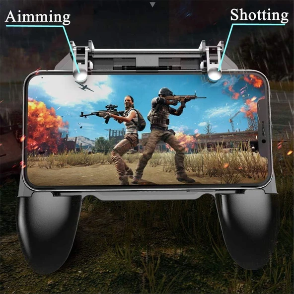 W-10 PUBG GamePad Joystick Oyun Konsolu - Resim 3