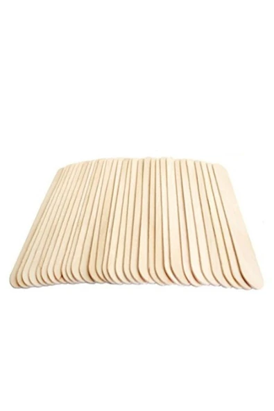 Ahşap Dil Basma Çubuğu Abeslang Naturel 50 Li Paket 150x18 Mm Çx ürün görseli 1