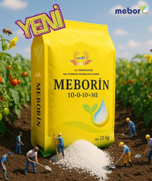 Mebor MEBORİN 10-0-10 +3B +5Zn NK Gübresi (10 Kg) ürün görseli 1