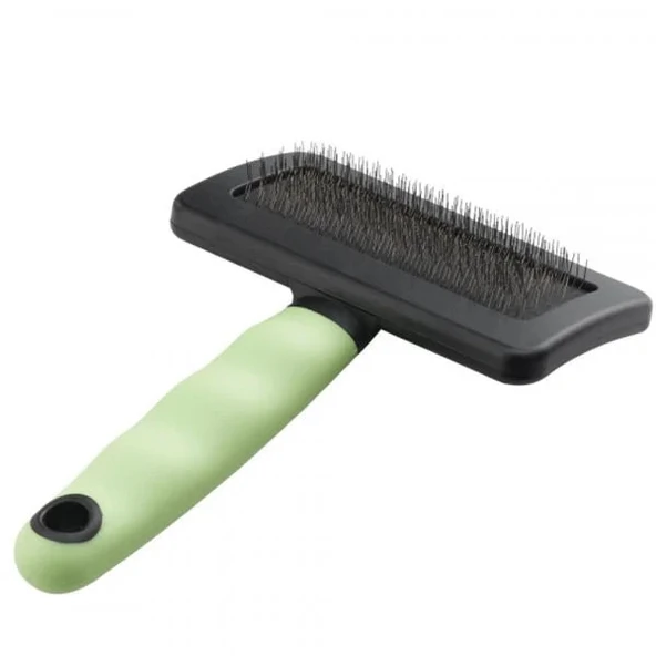 Ferplast Gro 5802 Slicker Plastik Saplı Kedi ve Köpek Tüy Fırçası Medium 16 Cm ürün görseli 1