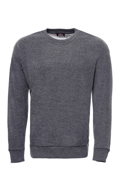 Füme Erkek Bisiklet Yaka Sweatshirt - Wessi ürün görseli 1