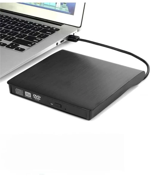 USB 3.0 Harici Optik Sürücü – CD/DVD Okuyucu & Yazıcı (Windows / Mac Uyumlu) ürün görseli 1