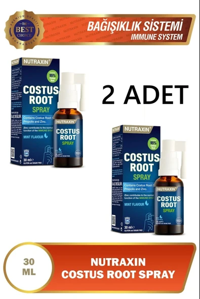 Nutraxin Costus Root Spray 30 Ml 2 Adet ürün görseli 1