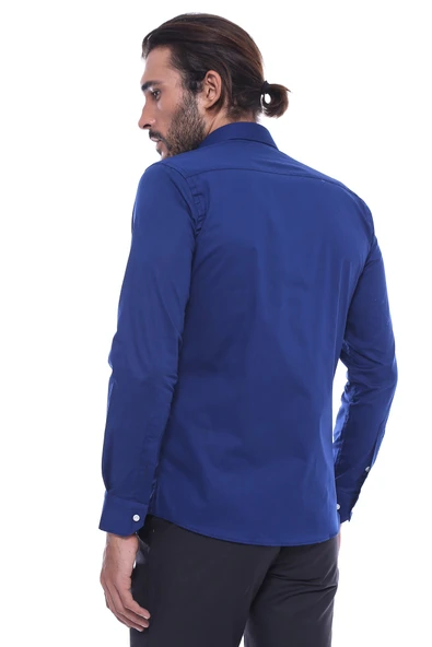 İndigo Slim Fit Erkek Gömlek | Wessi - Resim 3