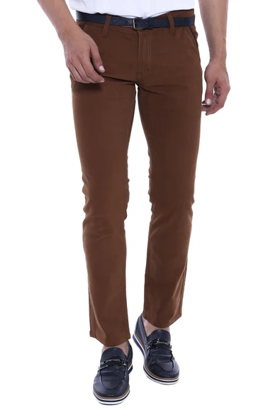 Gabardin Kahverengi Erkek Pantolon - Wessi ürün görseli 1
