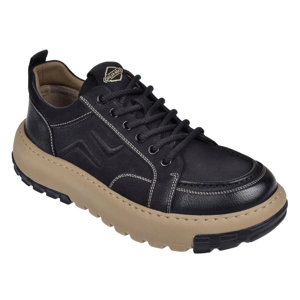 GUJA 25K552 HAFİF YÜKSEK TABAN DERİ SNEAKER ERKEK AYAKKABI ürün görseli 1
