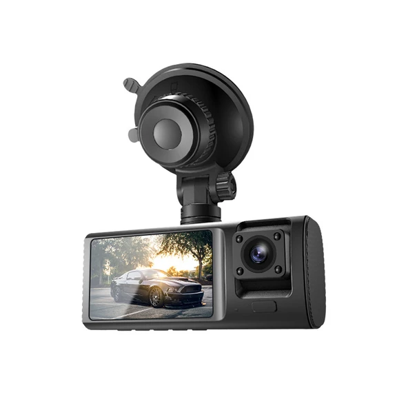 Araba Dikiz Aynası Kamerası GLR V20  WIFI 2 inç çift lens IPS ekran full HD 1080p gece görüş ürün görseli 1