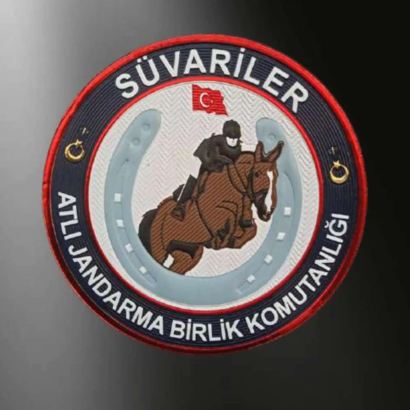 Jandarma Süvariler 3D ARMASI,Yeni Model Tip Cırtlı,standart Ölçü, ürün görseli 1