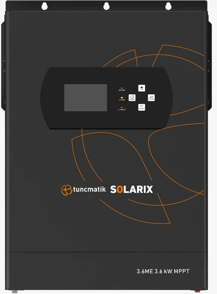 Tunçmatik Solarix 3.6 kw 24V MPPT 100A Akıllı Off-Grid İnverter ürün görseli 1
