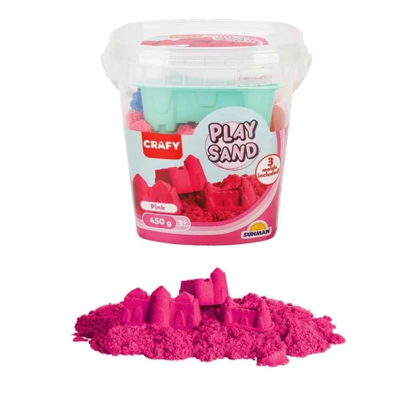 Oyun Kumu Seti Pembe 450 g ürün görseli 1