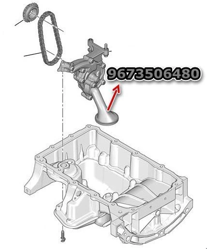 Citroen Ds3 Yağ Pompası (2010-2016) 9831294580 1.2 VTI ürün görseli 1